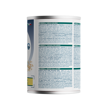 Forza10 Adult Sensitive – Alimento Dietetico Umido Cervo con Riso per Cani 400g