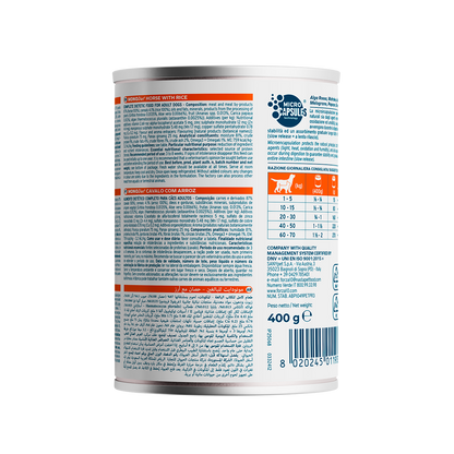 Forza10 Adult Sensitive – Alimento Dietetico Umido Cavallo con Riso per Cani 400g