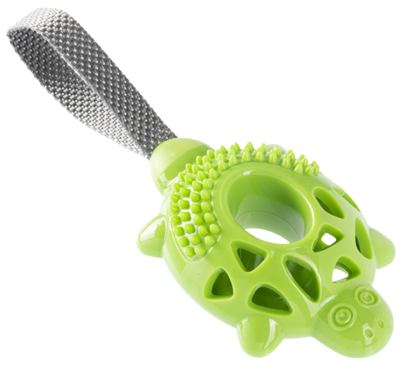 Tartaruga IN&OUT AGRIAPPIA in plastica colorata, ideale per decorazione o giochi per bambini, visibile in immagine.