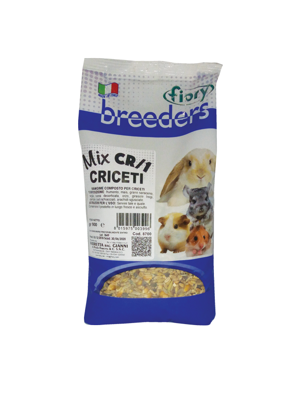 Mix Criceti CR/1 – Miscela Naturale con 10 Semi e Cereali per Criceti