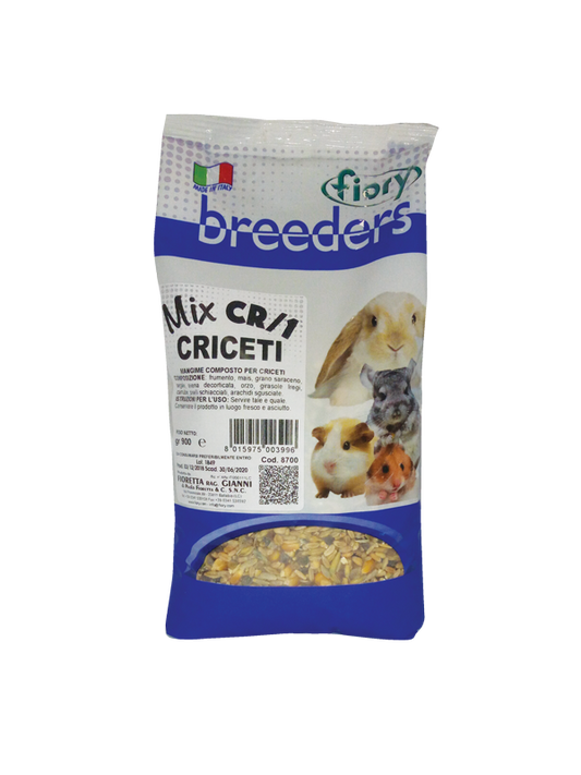 Mix Criceti CR/1 – Miscela Naturale con 10 Semi e Cereali per Criceti