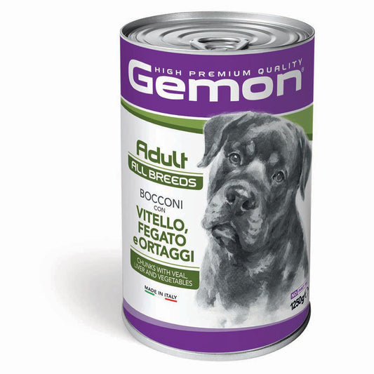 Gemon All Breeds Adult Bocconi con Vitello, Fegato e Ortaggi