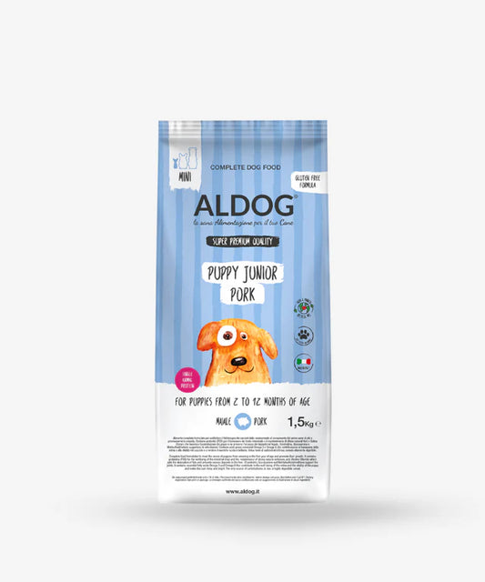 ALDOG PUPPY-JUNIOR PORK Crocchette Mini