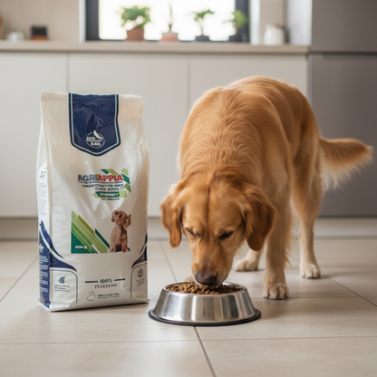 Crocchette per cani Agriappia Energy Mantenimento, 20kg, con crocchette di alimentazione equilibrata per cani domestici.