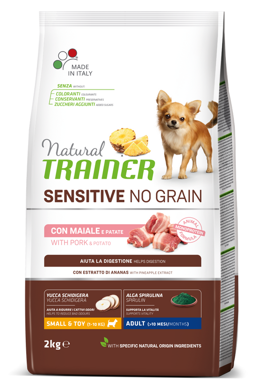 Natural Trainer - NO GRAIN S&T ADULT MAIALE