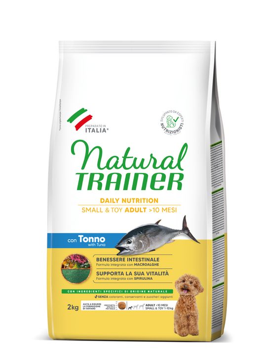 Natural Trainer - DAILY NUTRITION SMALL&TOY ADULT CON TONNO
