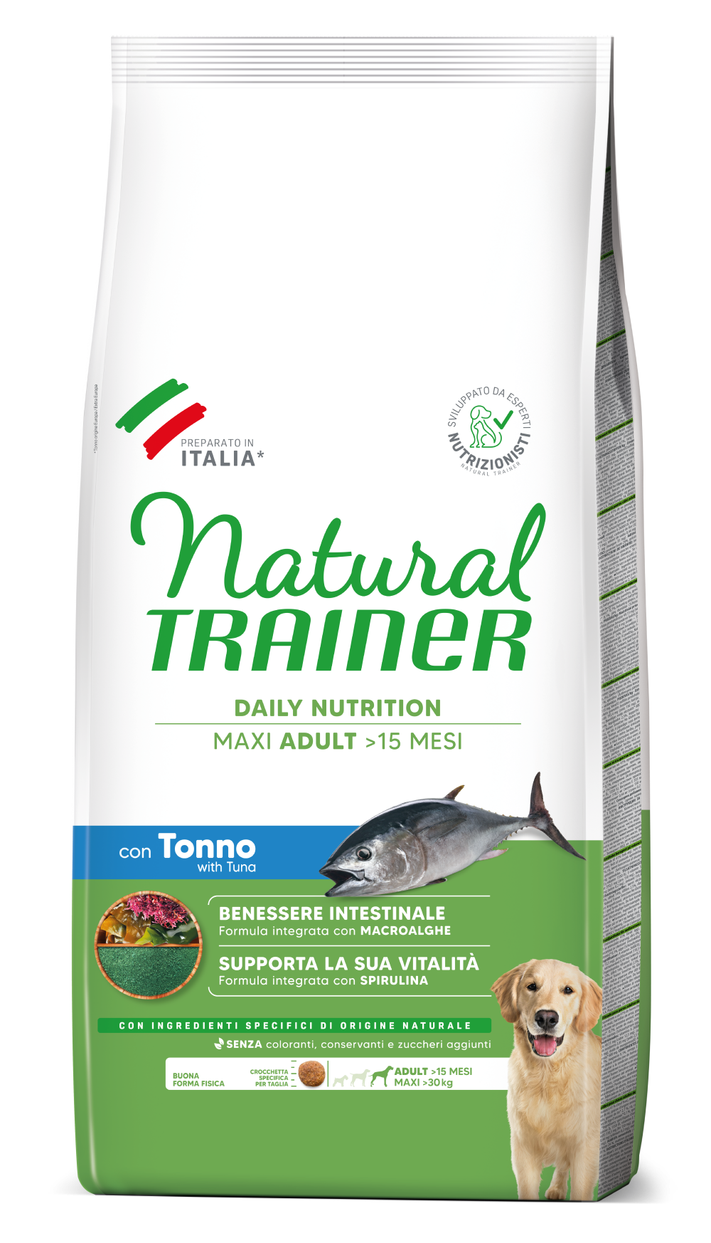 Natural Trainer - DAILY NUTRITION MAXI ADULT CON TONNO
