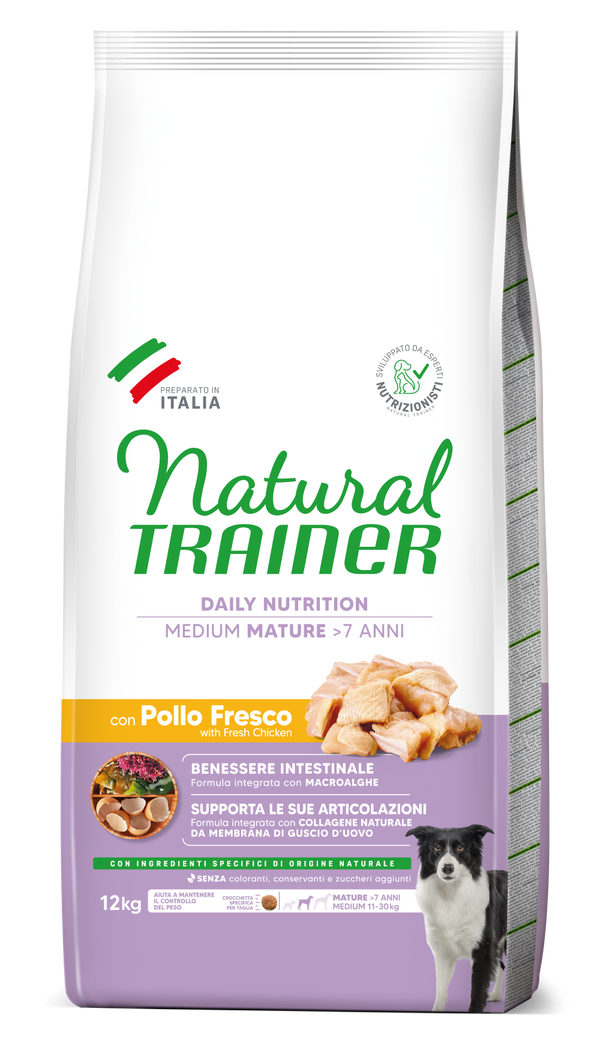 Natural Trainer - DAILY NUTRITION MEDIUM MATURE CON POLLO FRESCO