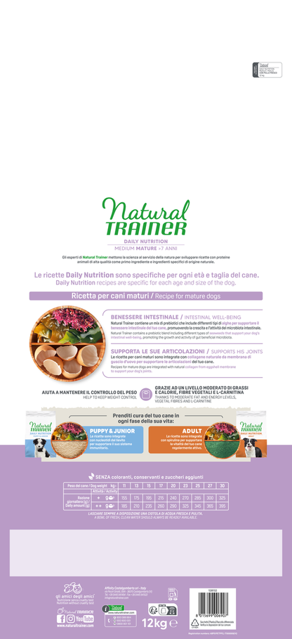 Natural Trainer - DAILY NUTRITION MEDIUM MATURE CON POLLO FRESCO