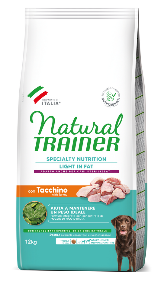 Natural Trainer - SPECIALTY NUTRITION LIGHT IN FAT MEDIUM&MAXI ADULT CON TACCHINO