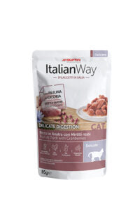 Crocchette per cani ItalianWay Ricco in anatra con mirtilli rossi, alimentazione delicata e naturale, prodotto AGRIAPPIA