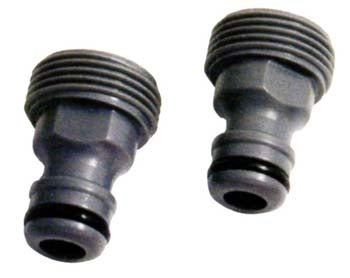 Innesto rapido maschio 3/4 AgriaPPIA in plastica resistente per irrigazione e collegamenti rapidi.