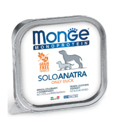 Paté Monge Monoprotein Cane AGRIAPPIA da 150g, alimento umido per cani, in confezione con etichetta visibile