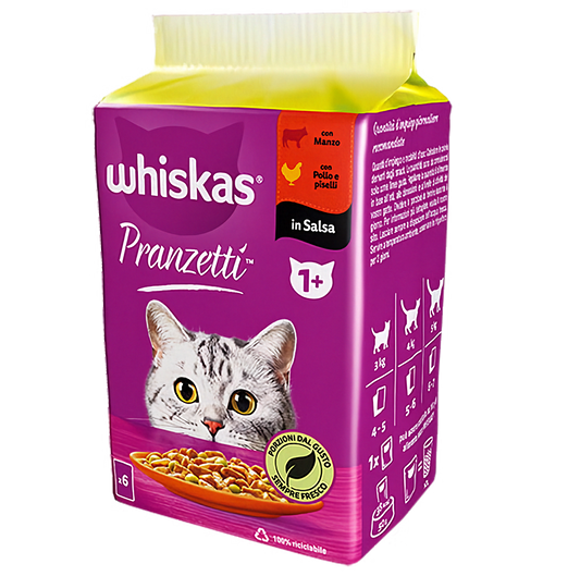 Whiskas® Pranzetti Carni e Verdure
