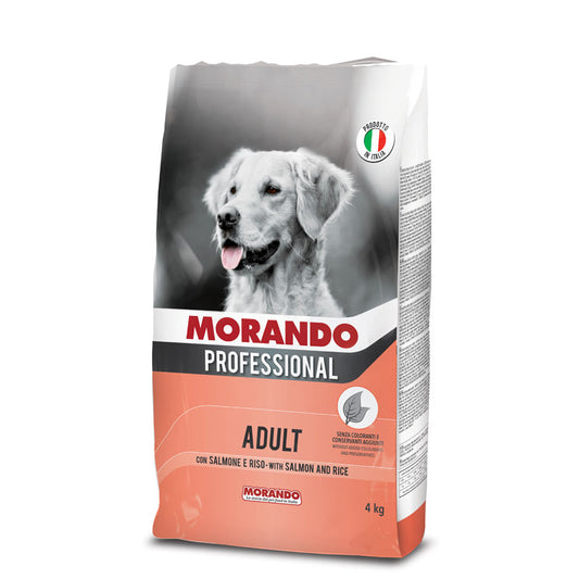 Morando Crocchette CON SALMONE E RISO 4Kg