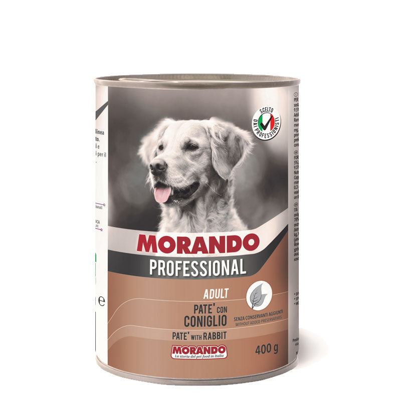 Lattina di Patè Morando AGRIAPPIA da 400g, contenitore in metallo con etichetta, vista frontale.