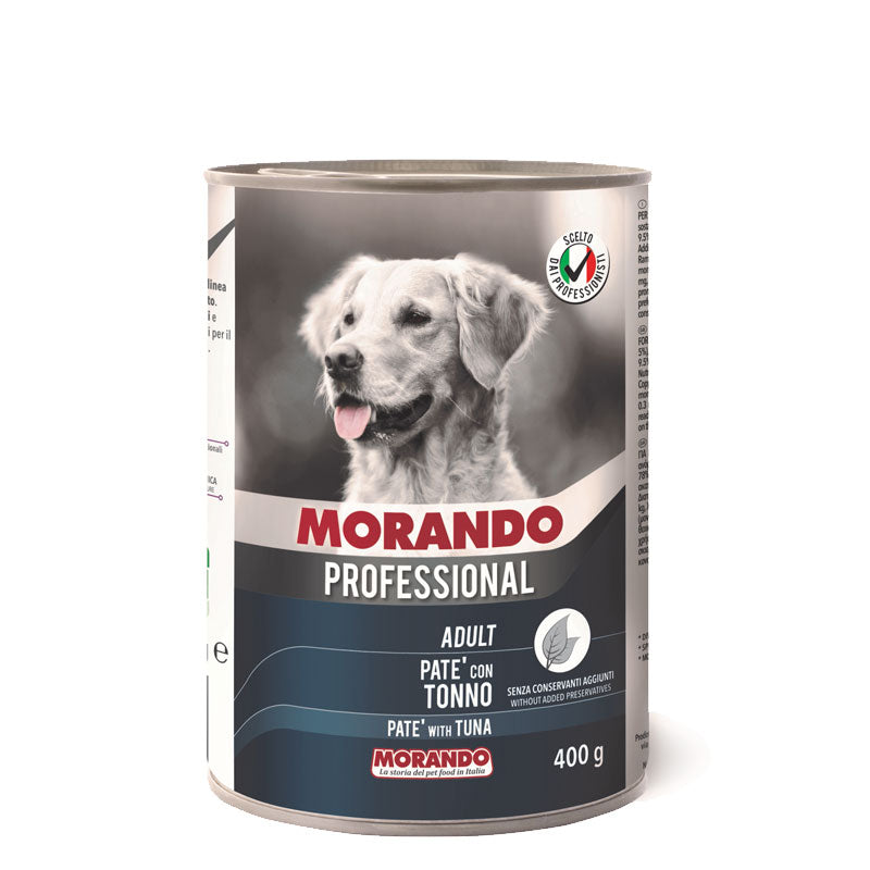 Lattina di 400g di patè Morando AGRIAPPIA, crema spalmabile di alta qualità, vista dall'alto sulla confezione.