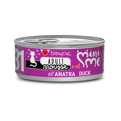 Mini me Mousse Disugual di AGRIAPPIA, confezione da 500g con mousse cremosa e leggera, visibile nella confezione.