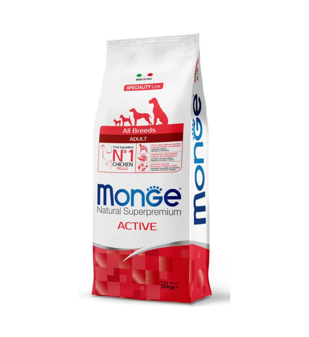 Monge Natural Superpremium All Breeds Adult Active con Pollo