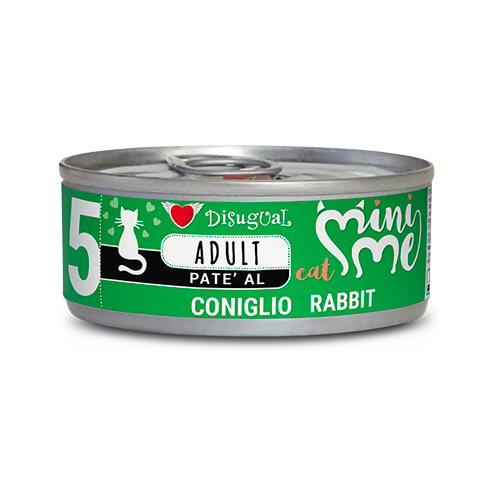 Mini Me Patè AGRIAPPIA per conigli e gatti, vasetto di patè cremoso con carne di coniglio, ideale per piccoli animali domestici.