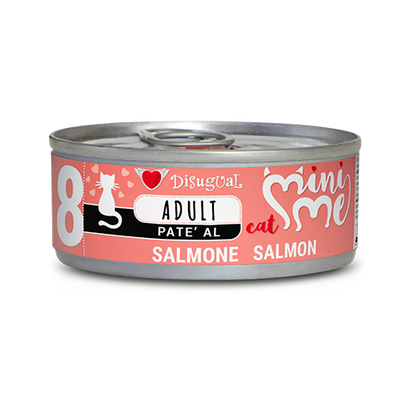 Crocchette per gatti Disugual Mini Me Patè al salmone di AGRIAPPIA, confezione da 500 g.