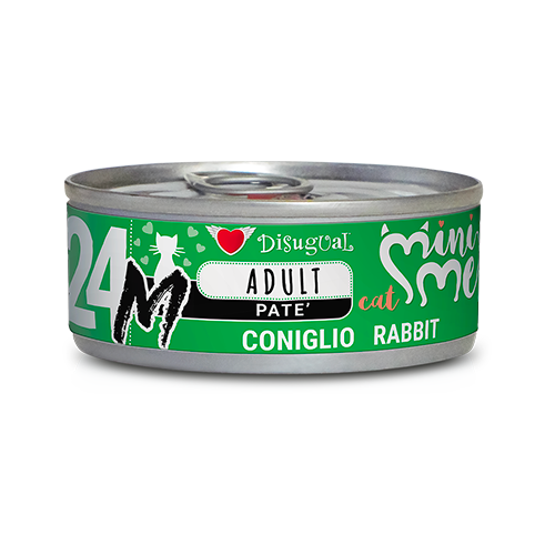 Mini Me Linea M di AGRIAPPIA: alimenti per conigli e gatti, confezione da 500g, immagine di un sacchetto con logo e dettagli del prodotto