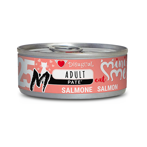 Crocchette AGRIAPPIA MiniMe Linea M per gatti adulti al salmone, confezione da 500g, con crocchette di dimensioni ridotte