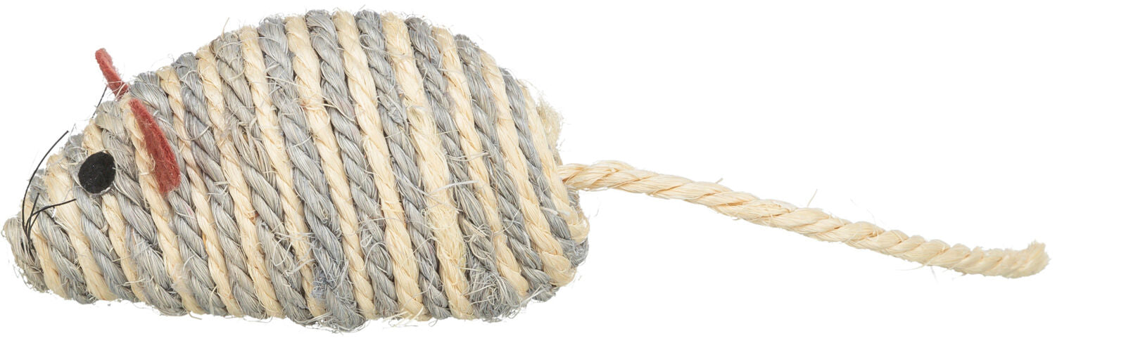 Gatto gioca con il topo con campanellino XXL di AGRIAPPIA, gioco per gatti colorato e divertente con campanello integrato.