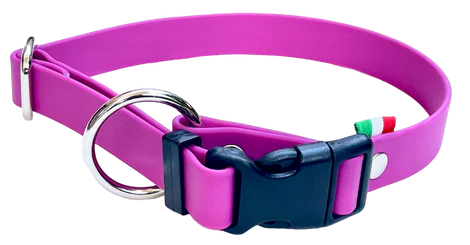 Collare in PVC AGRIAPPIA con sgancio rapido, resistente e facile da regolare, ideale per animali domestici.