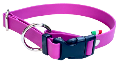 Collare in PVC AGRIAPPIA con sgancio rapido, resistente e facile da regolare, ideale per animali domestici.