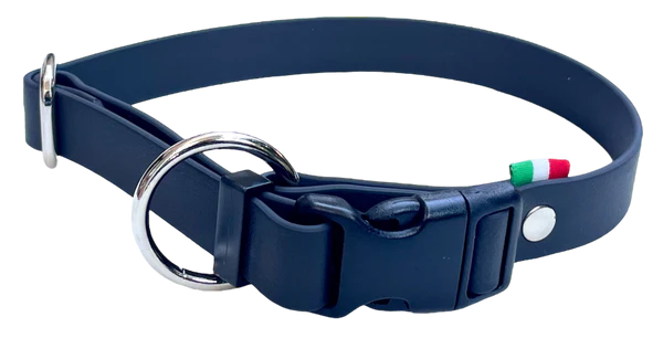 Collare in PVC AGRIAPPIA con sgancio rapido, resistente e leggero, ideale per cani di taglia media e grande.