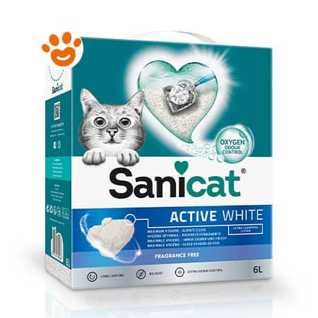 Lettiera Sanicat Active White Fragrance Free 6Lt