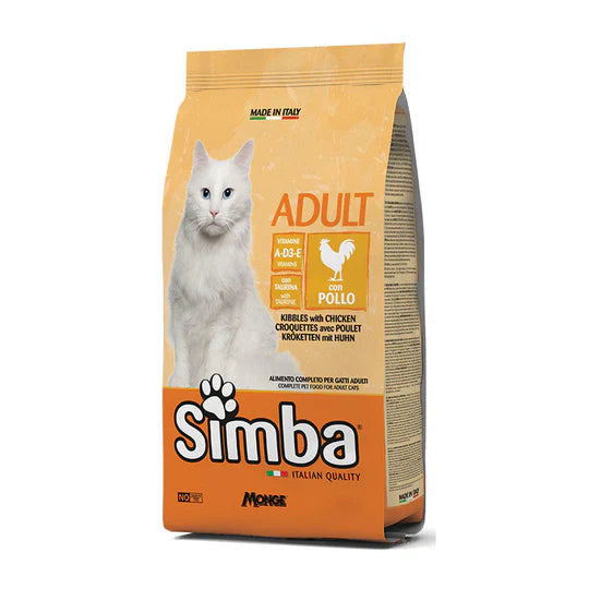 Simba Croccantini per Gatti Adulti 20kg – Gusto Manzo o Pollo con Taurina e Vitamine