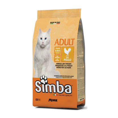 Simba Croccantini per Gatti Adulti 20kg – Gusto Manzo o Pollo con Taurina e Vitamine