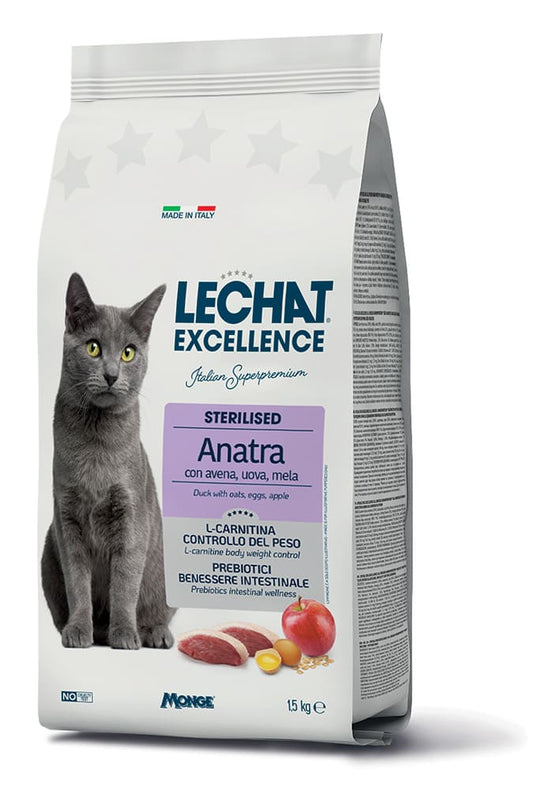 LeChat Excellence Gatti Sterilizzati Anatra