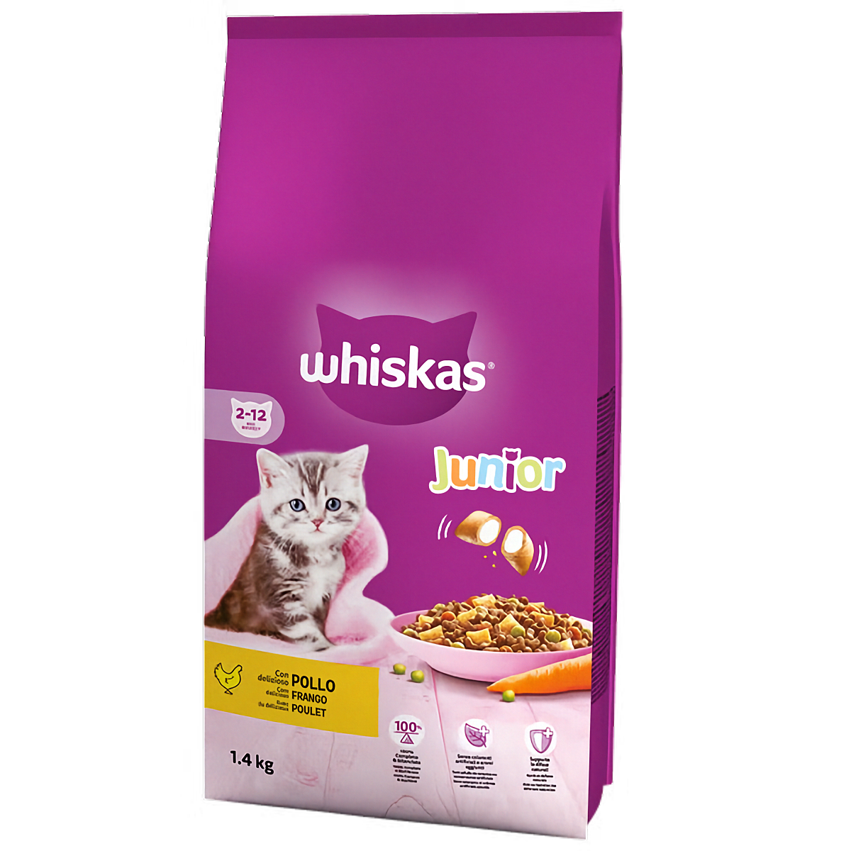 Whiskas® Croccantini con Delizioso Pollo Junior