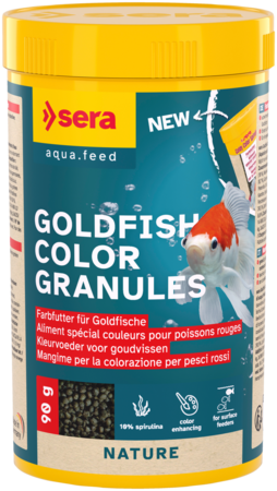 Granuli per pesci rossi AGRIAPPIA Goldfish Color, alimento in granuli per la colorazione e salute dei pesci rossi