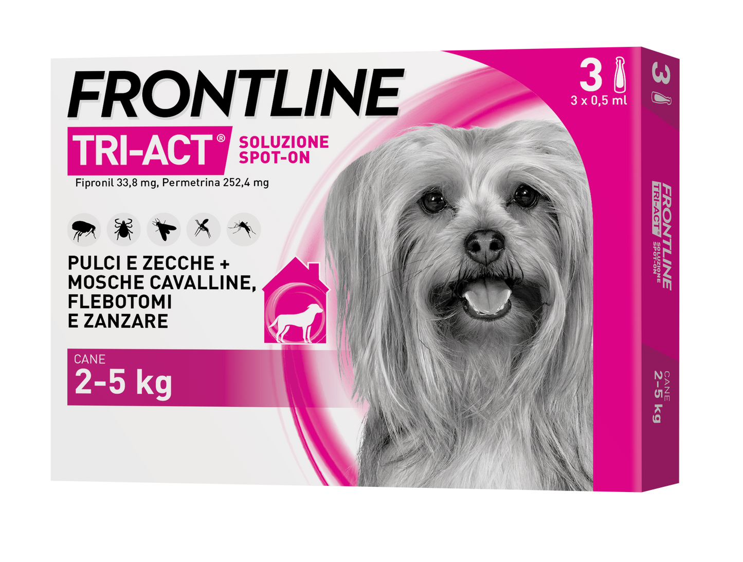 Canna Frontline Tri-Act® AGRIAPPIA, canna obliqua da 2,5 kg, con etichetta e dettagli del prodotto visibili