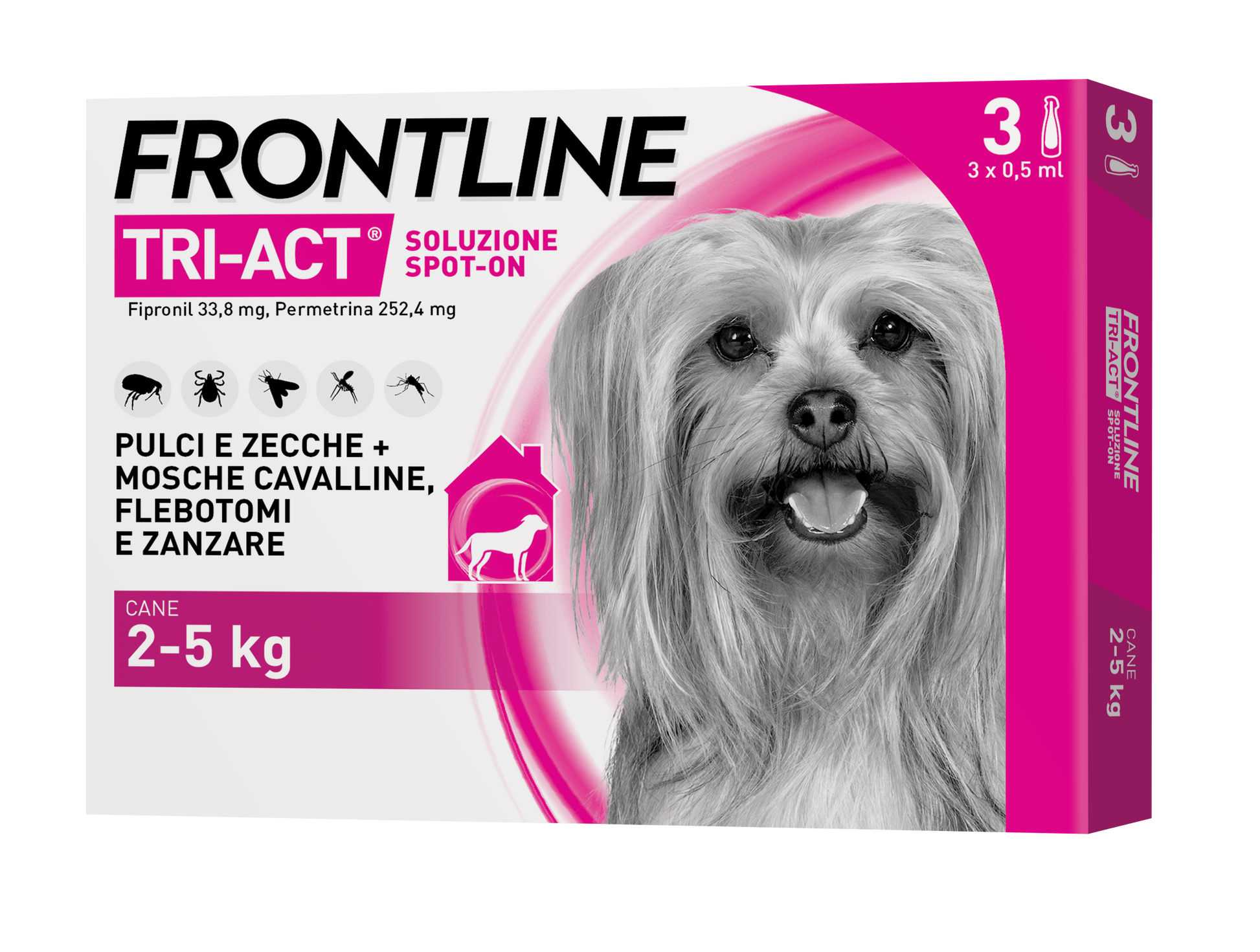 Canna Frontline Tri-Act® AGRIAPPIA, canna obliqua da 2,5 kg, con etichetta e dettagli del prodotto visibili