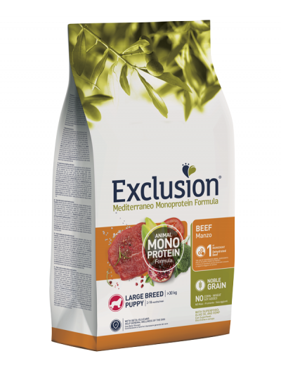 EXCLUSION MEDITERRANEO NOBLE GRAIN CUCCIOLO MANZO TAGLIA GRANDE