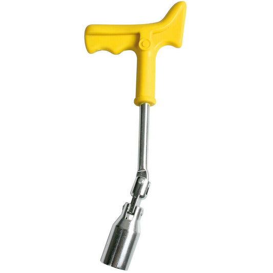 Chiave per candele con snodo, misura 21 mm