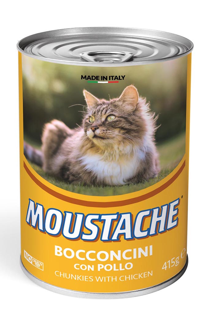 Bocconcini per cani adulti con pollo e baffi di carne AGRIAPPIA, pezzi gustosi e naturali per animali domestici.