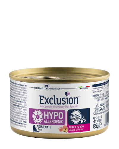 HYPOALLERGENICO PER GATTI MAIALE E PATATE 85 gr 