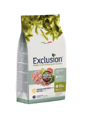 EXCLUSION MEDITERRANEO  NOBLE GRAIN MATURE CHICKEN MEDIUM&LARGE BREED