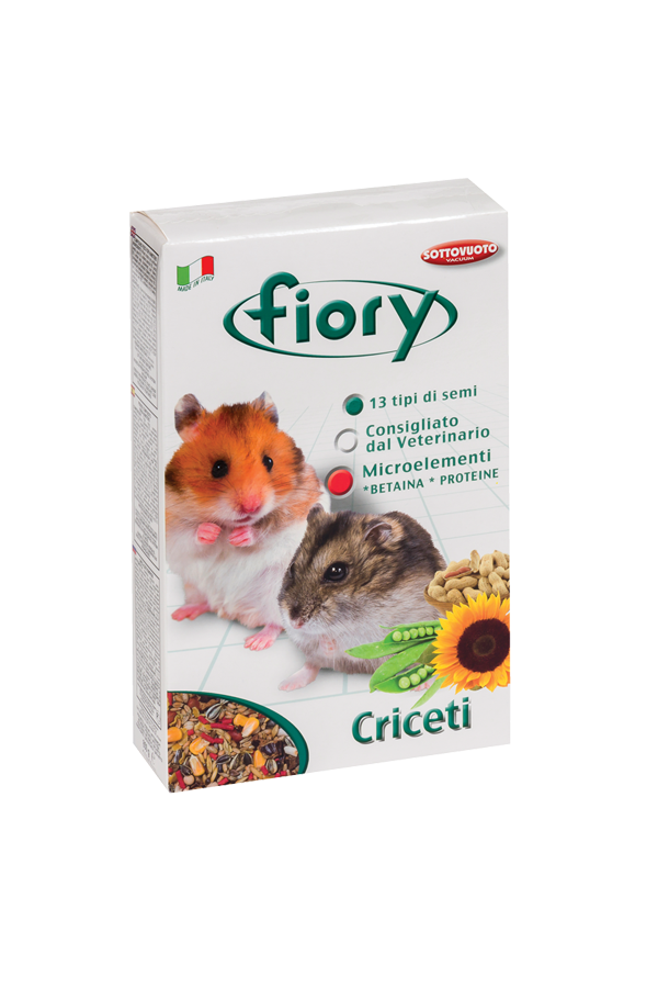 Mangime AGRIAPPIA per criceti, pellet e mangimi naturali per roditori, visibile in primo piano nell'immagine.