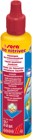 Flacone di Sera Bio Nitrivec di AGRIAPPIA, fertilizzante biologico per piante, con etichetta e dose consigliata visibile
