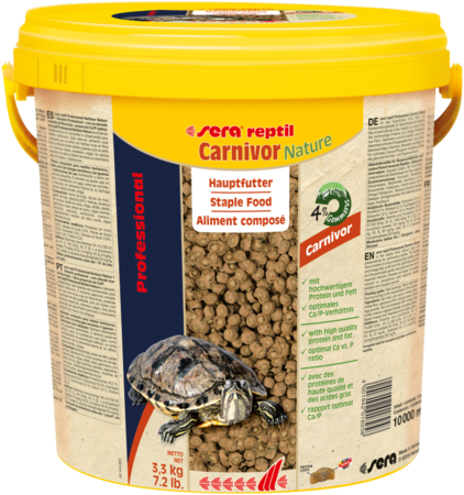Sera Reptil Professional Carnivor Nature alimento per rettili carnivori, confezione con insetti e proteine naturali, marca AGRIAPPIA