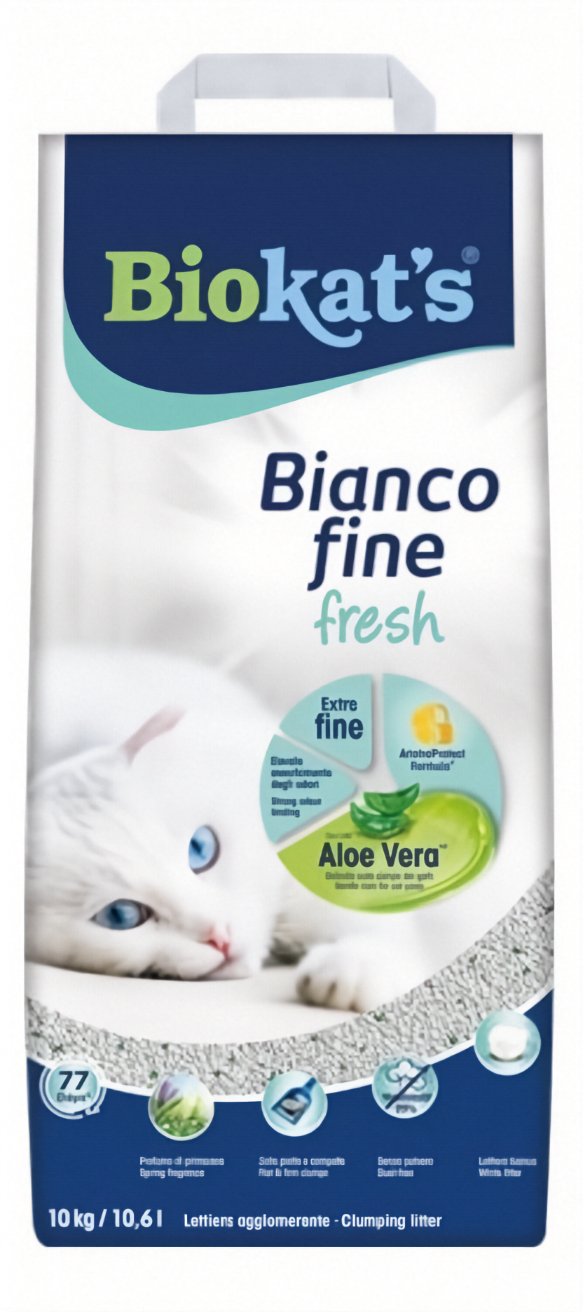 Biokat's Bianco Fine Fresh 10 kg – Lettiera per gatti