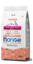 Monge Natural Superpremium Extra Small Adult Monoprotein Salmone con Riso