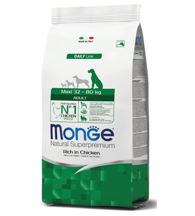 Monge Natural Superpremium Maxi Adult Ricco di Pollo